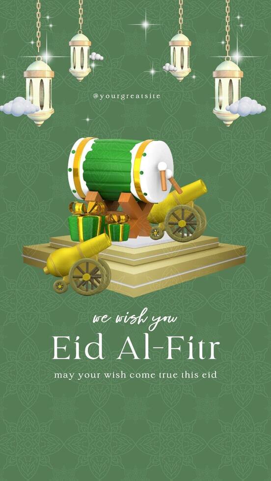 instagram story for eid al fitr  template