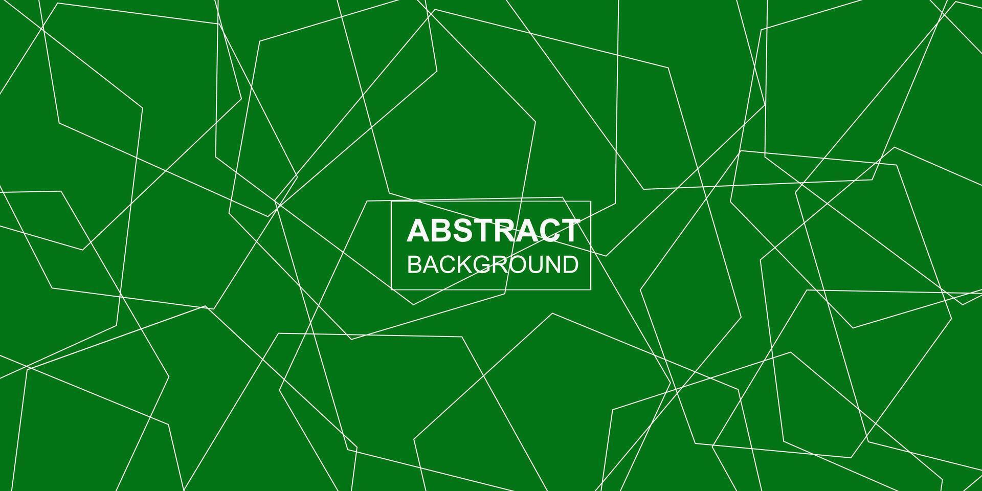 Modern abstract polygonal line seamless brutalism green background design vector