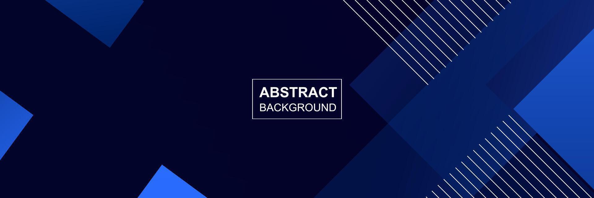 Dark blue gradient abstract background corporate presentation shape line style banner template vector design