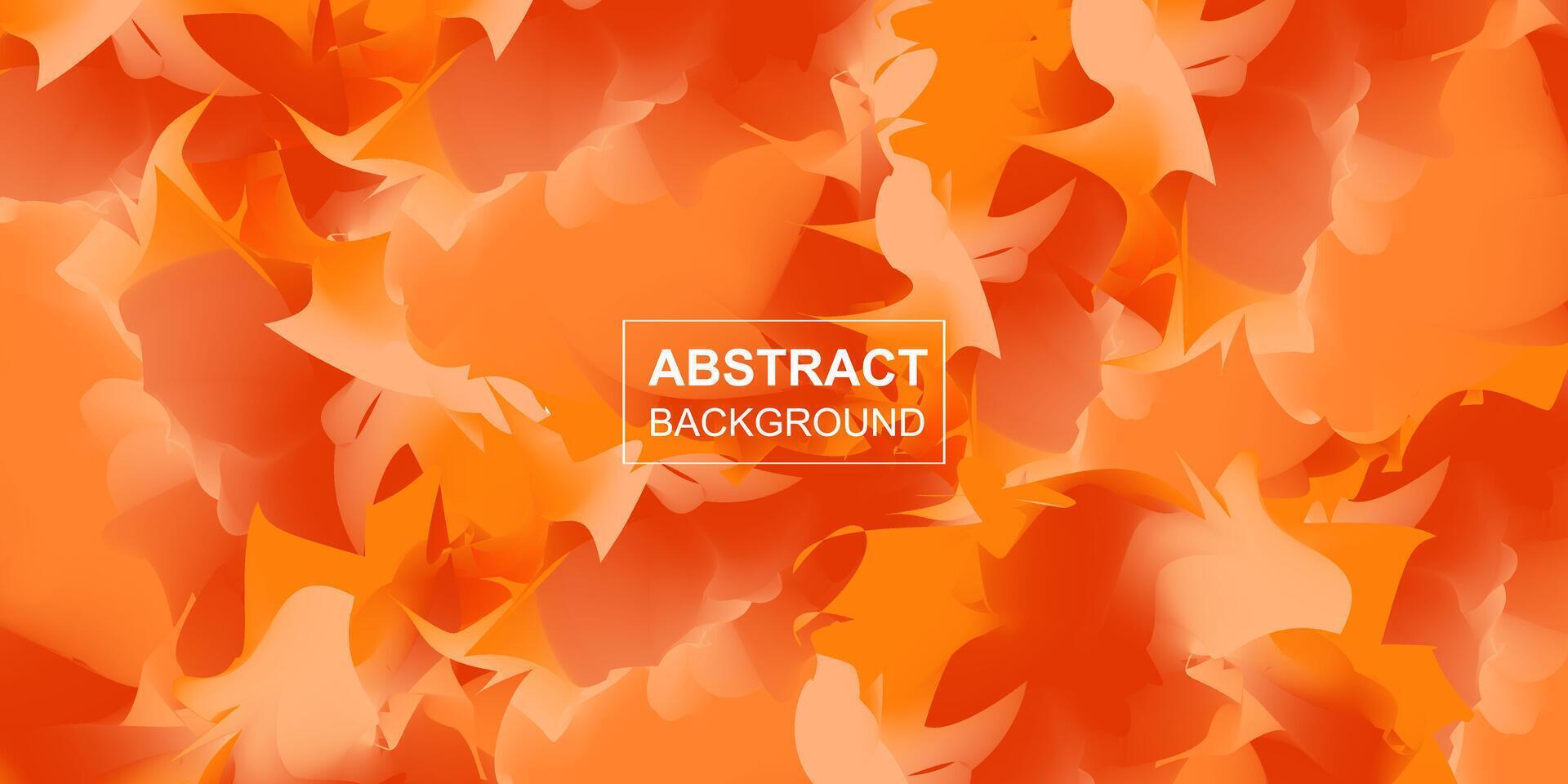 Watercolor orange background abstract hand drawn style for business.Vector illustration poster banner template design vector