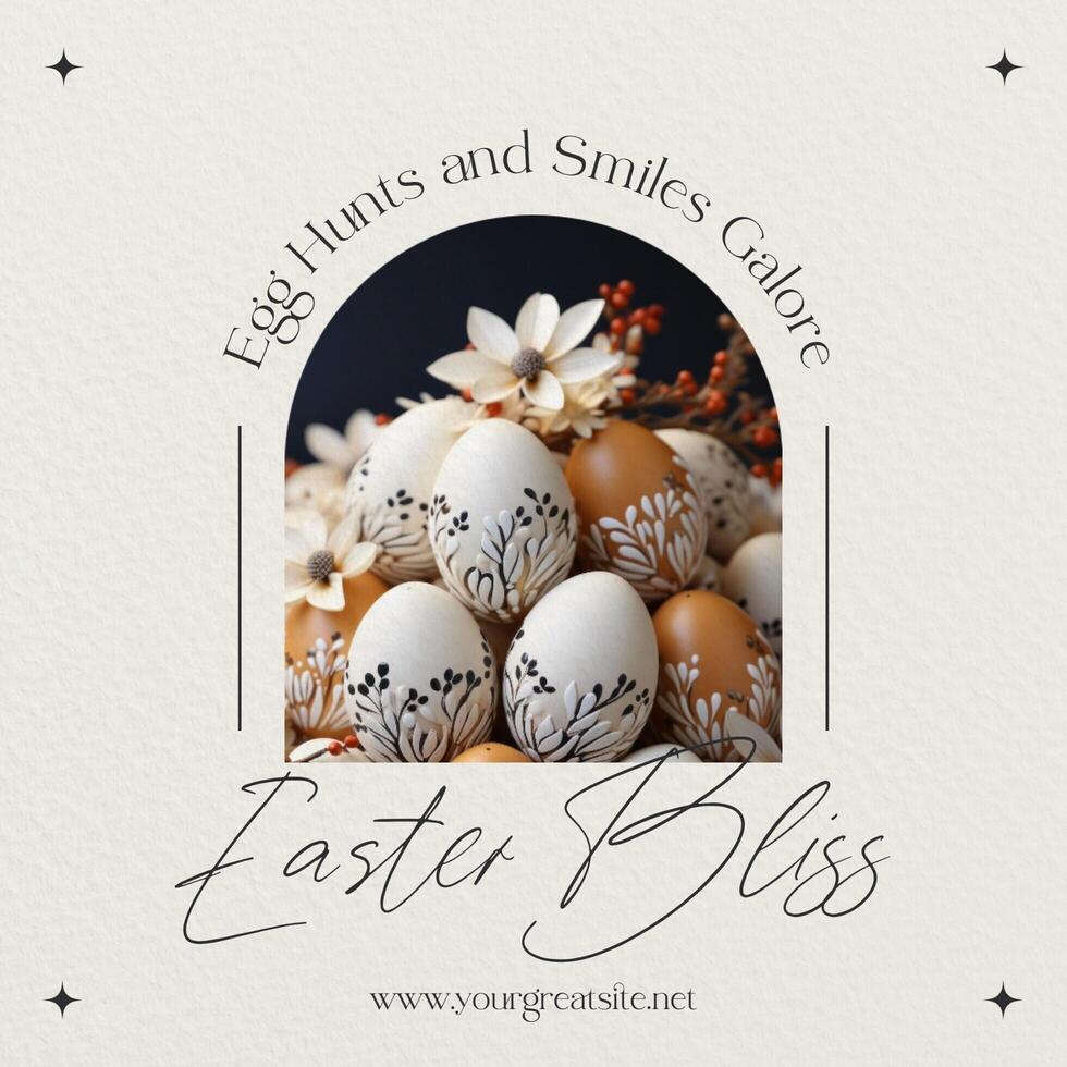 Easter Bliss Instagram Post template