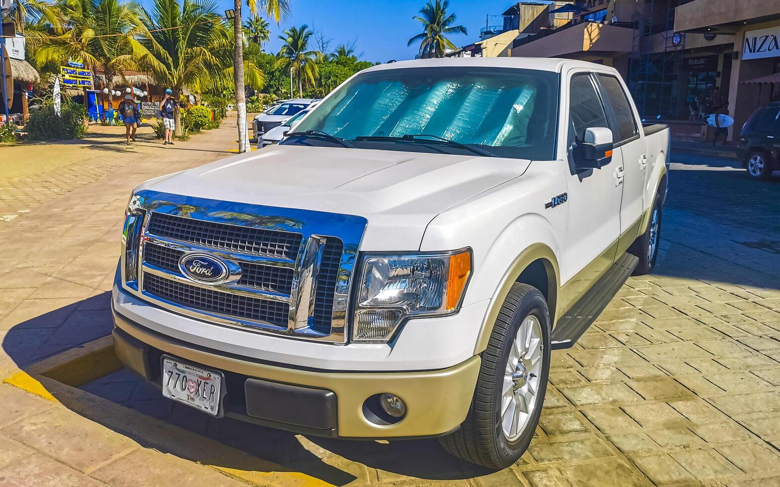 Puerto Escondido Oaxaca Mexico 2023 Mexican pickup truck car SUV 4x4 Off road vehicles Mexico. photo