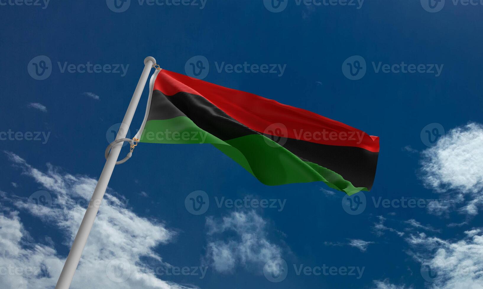 Blue sky flag juneteenth 19 day top view freedom celebration history african american slavery black holiday human right banner equality emancipation sign racism symbol template usa us campaign event photo