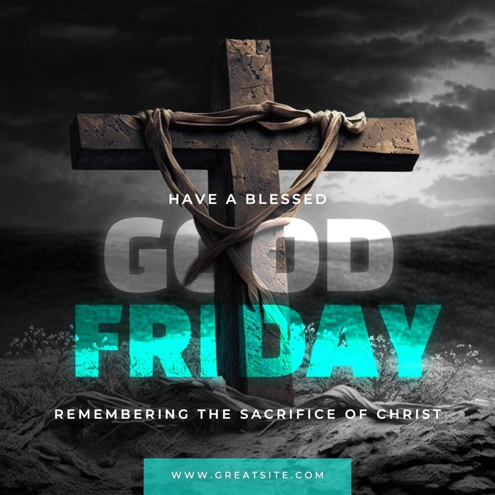 Minimalist Good Friday Instagram Post template