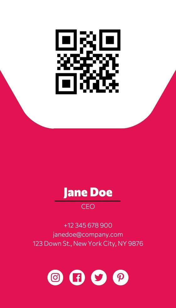 Woman History Month Theme Business Card template
