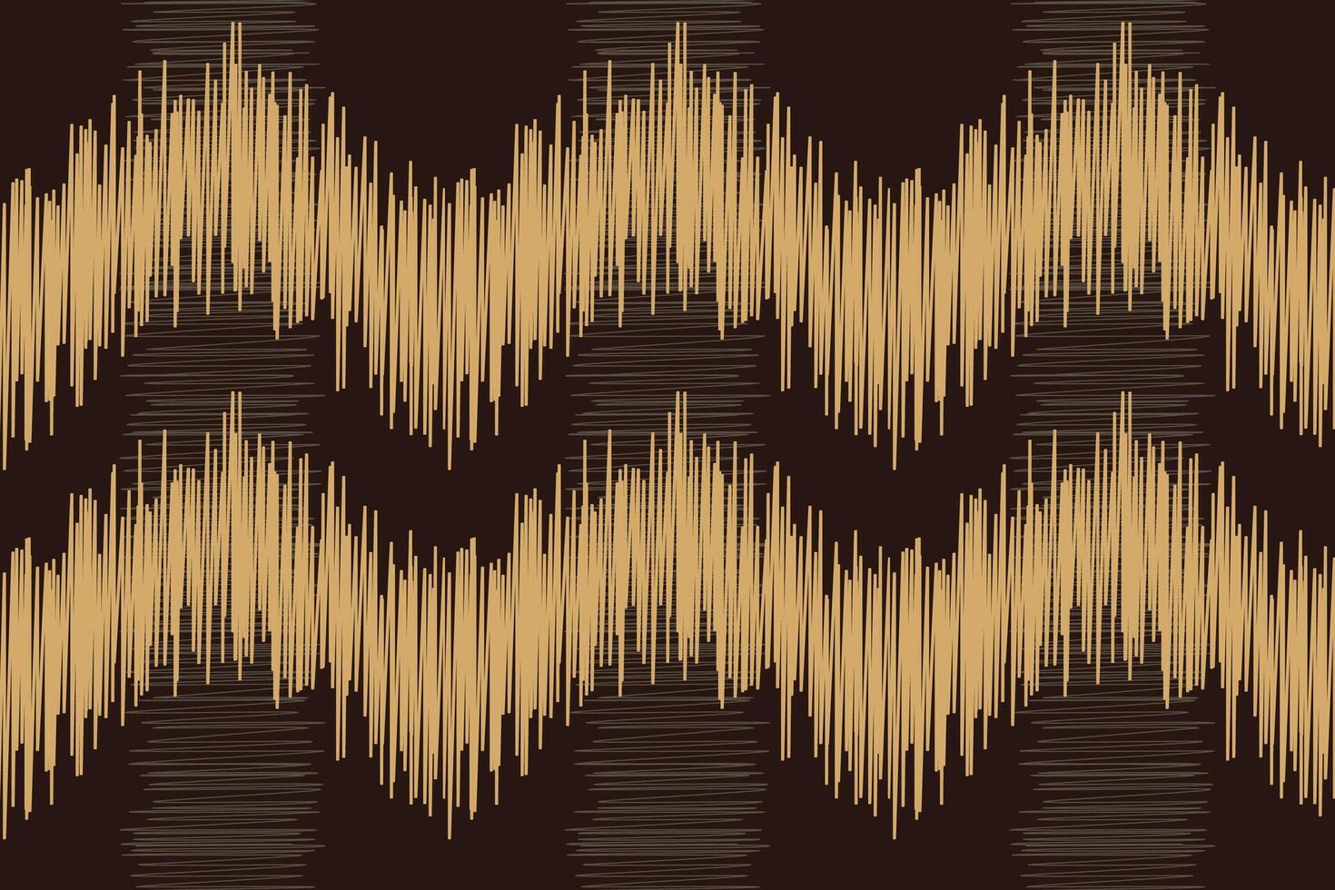 Traditional Ethnic ikat motif fabric pattern background geometric .African Ikat embroidery Ethnic oriental pattern brown background wallpaper. Abstract,vector,illustration.Texture,frame,decoration. vector
