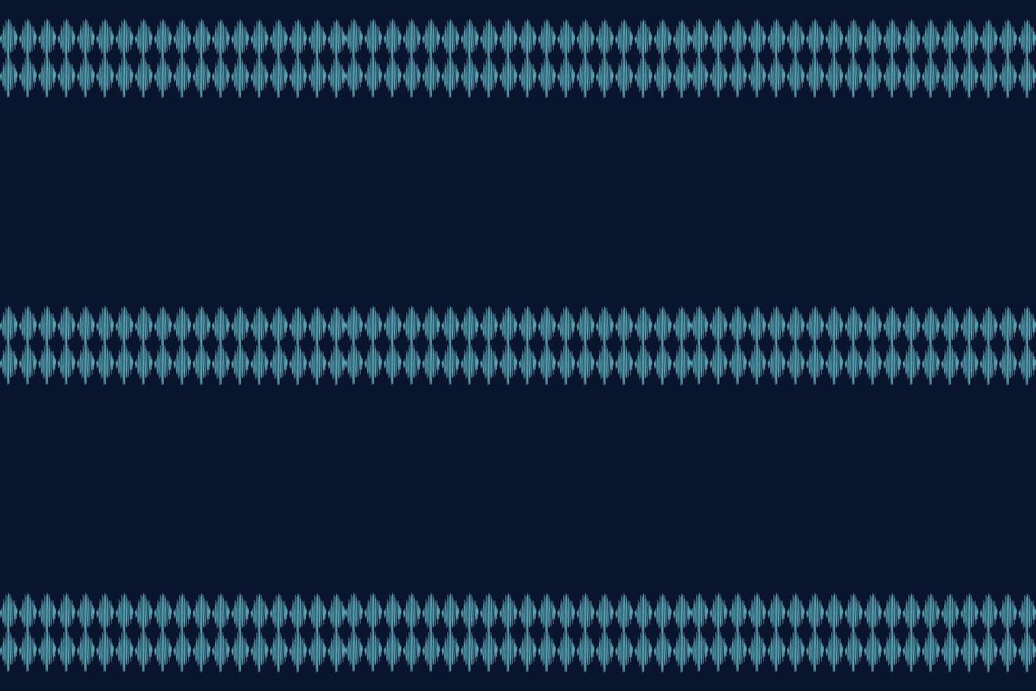 Traditional Ethnic ikat motif fabric pattern geometric style.African Ikat embroidery Ethnic oriental pattern blue background wallpaper. Abstract,vector,illustration.Texture,frame,decoration. vector