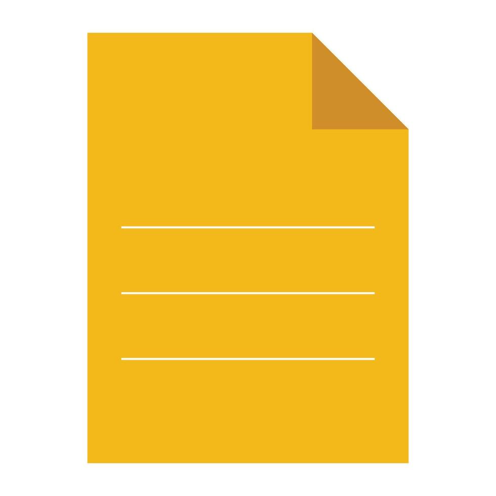 Vector flat illustration of folder