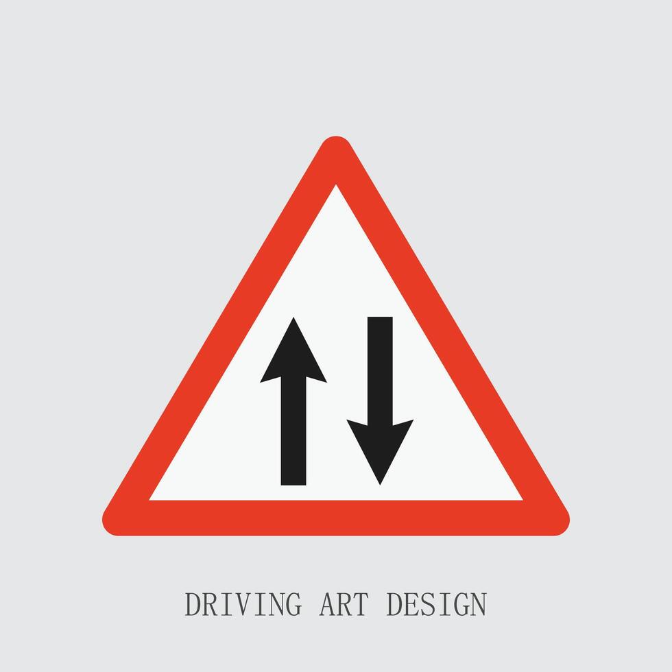 warning triangle sign vector