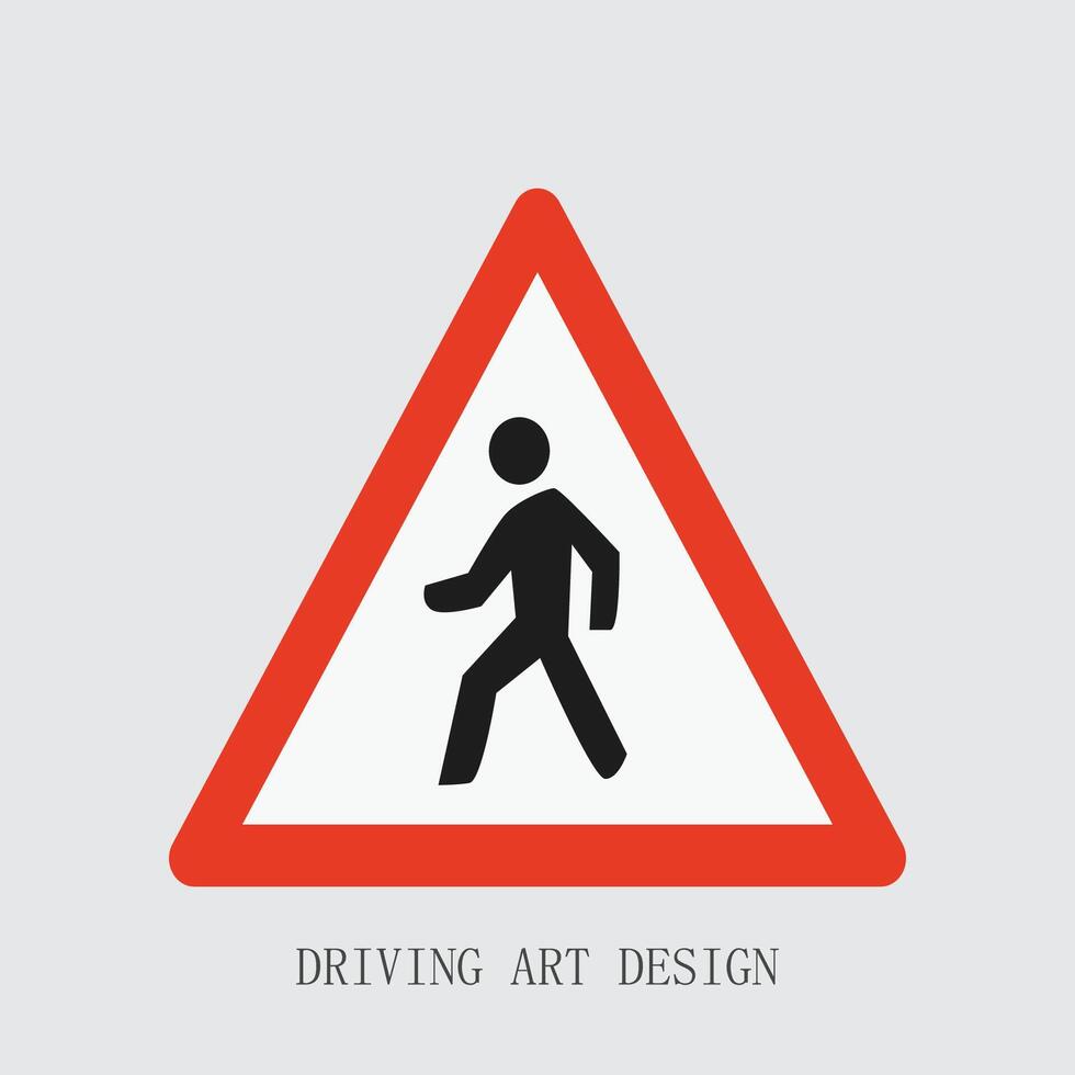 warning triangle sign vector