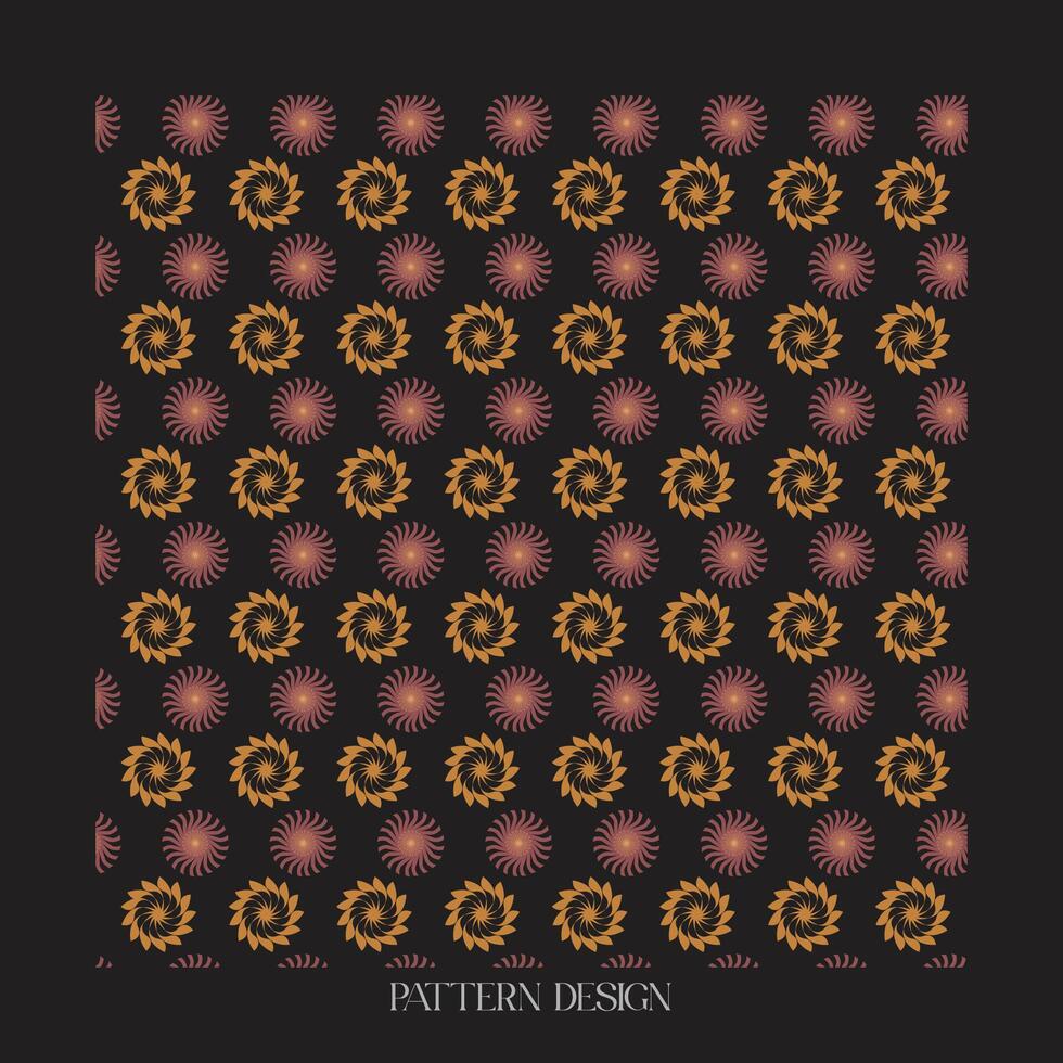 pattern with flowers vector