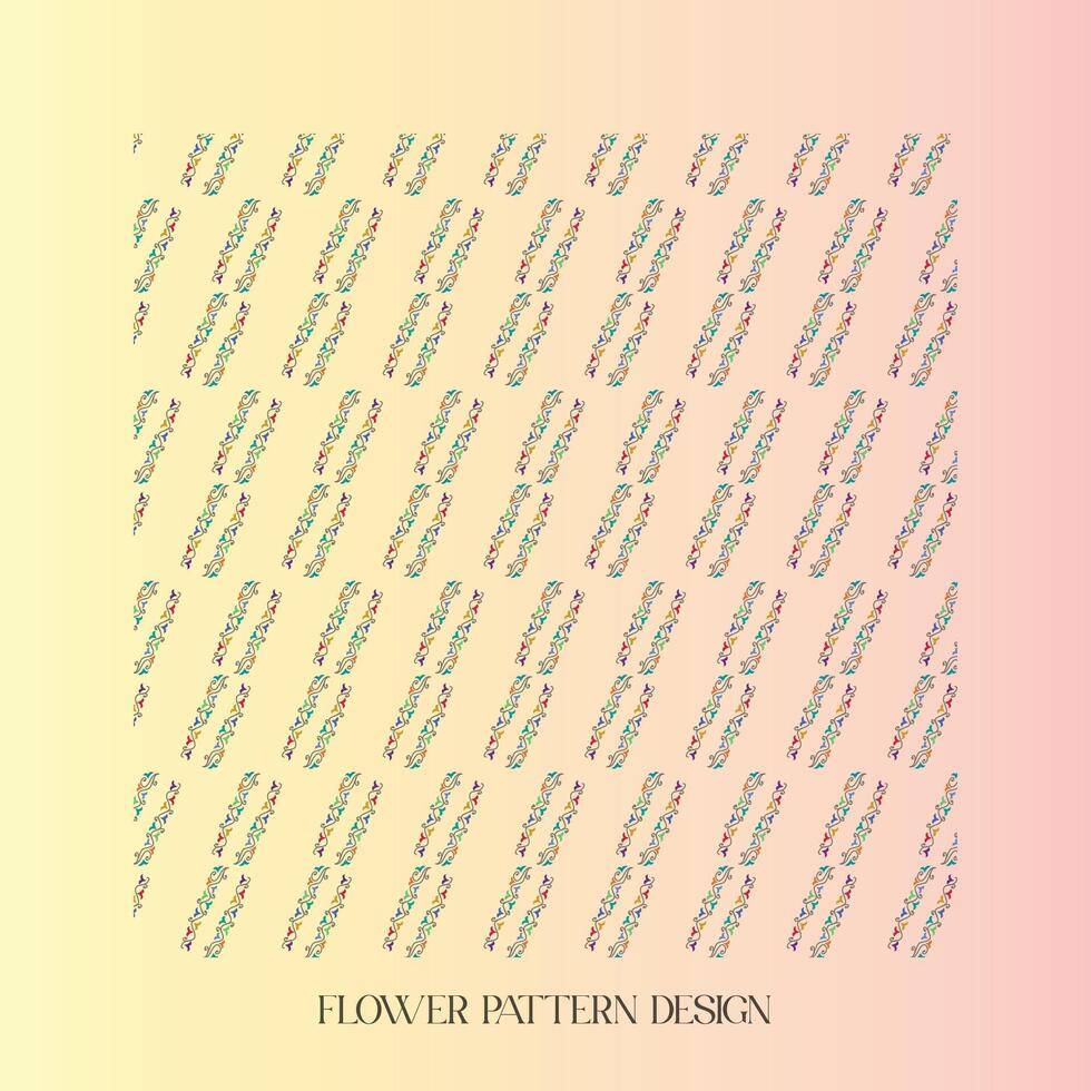 pattern with flowers vector