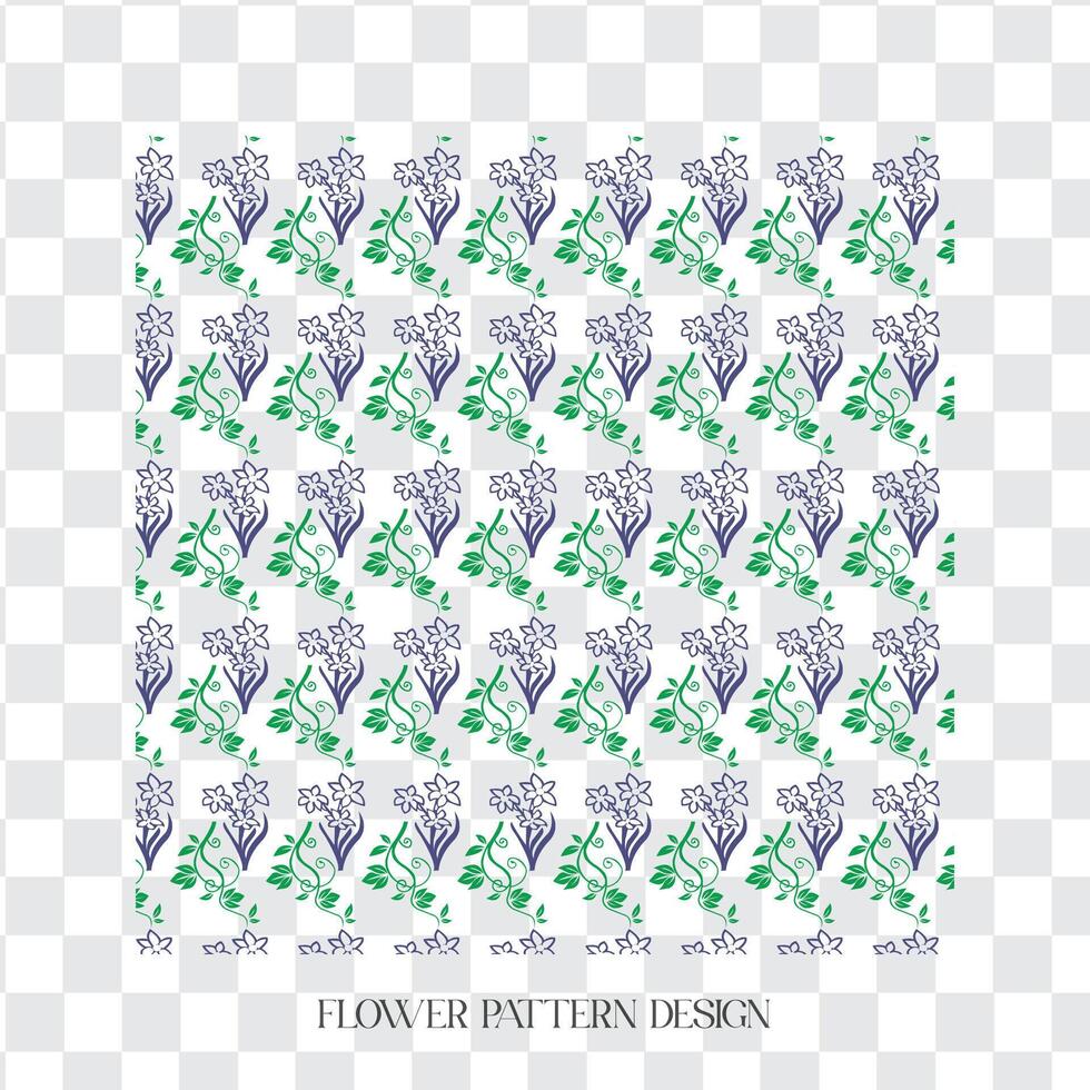 pattern with flowers vector