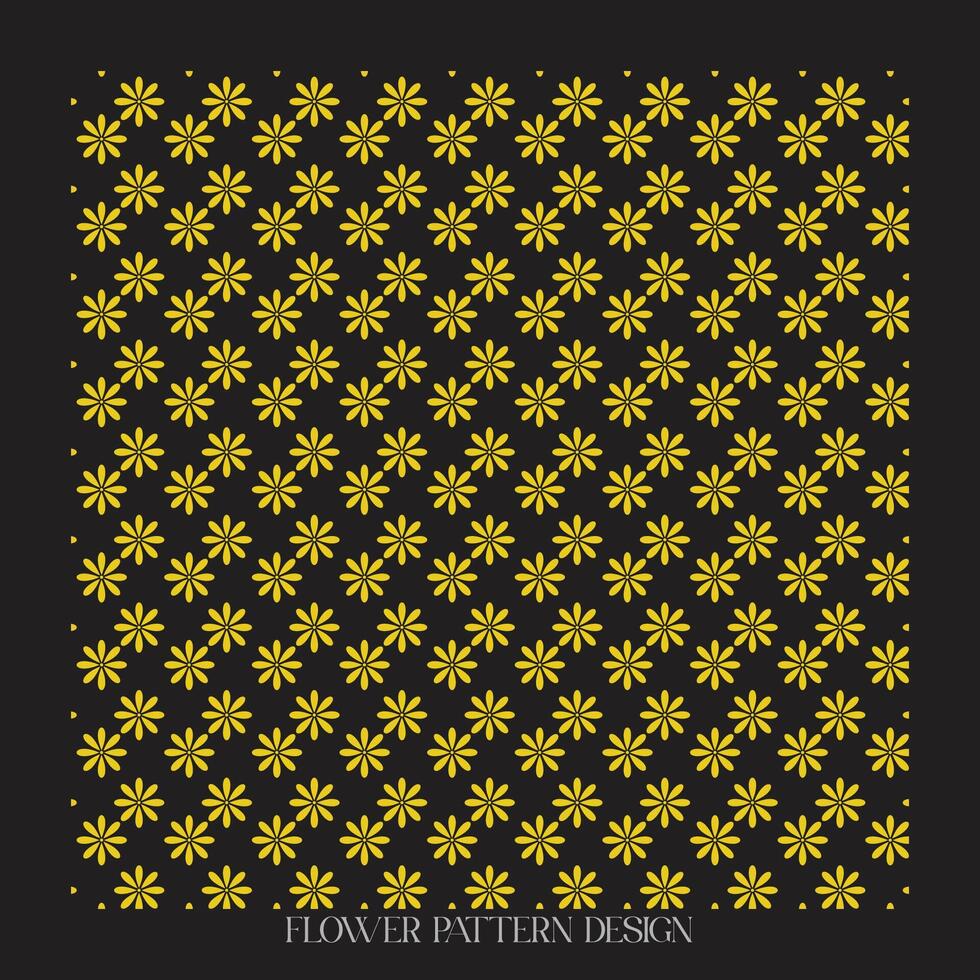 pattern with flowers vector