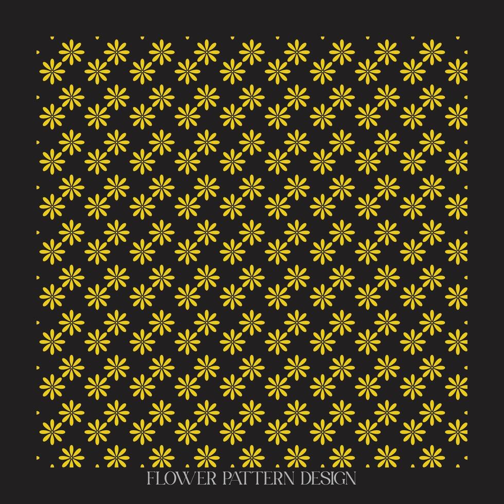 pattern with flowers vector