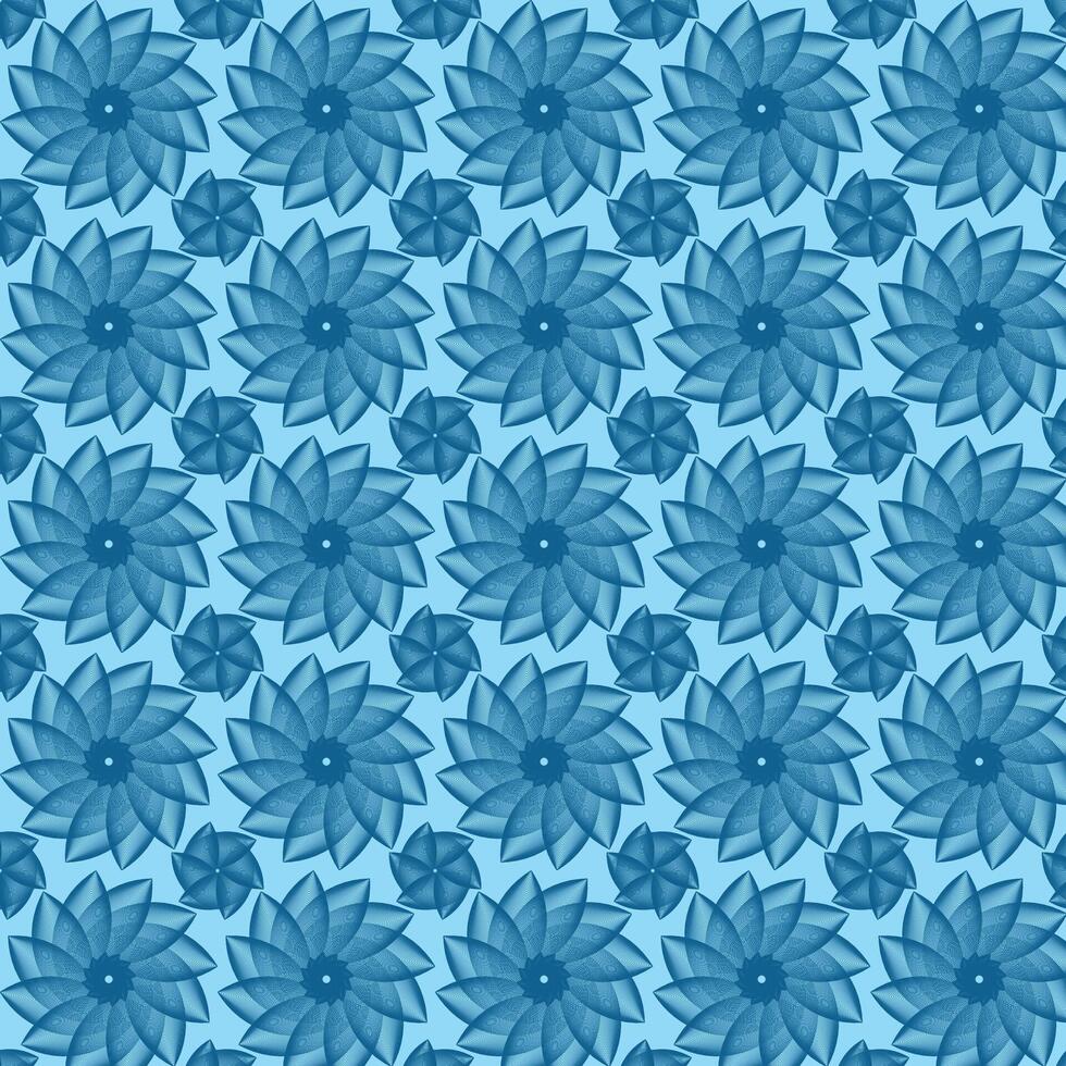 Elegant seamless geomatric floral pattern vector design. Colorful floral pattern suitable for background, texture, fabric, wrapping, textile, clothing, print or others.