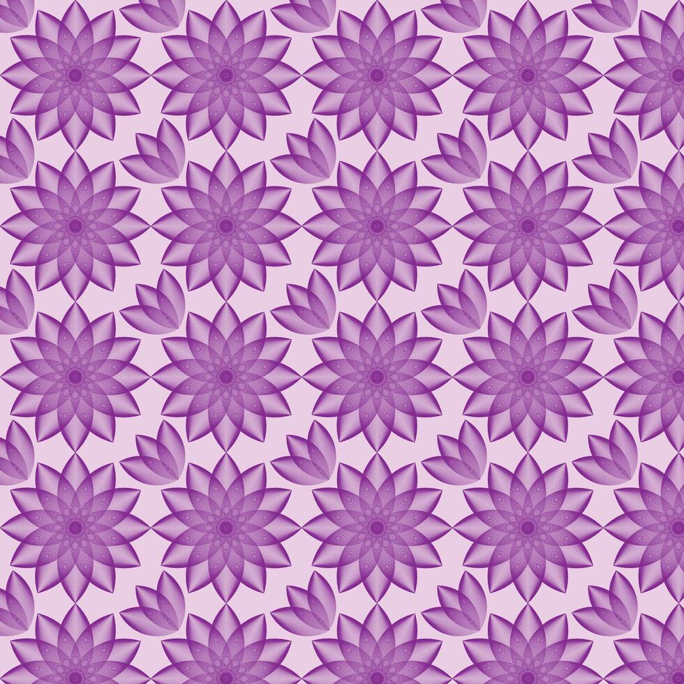 elegante sin costura geomatric floral modelo vector diseño. vistoso floral modelo adecuado para fondo, textura, tela, envase, textil, ropa, impresión o otros.