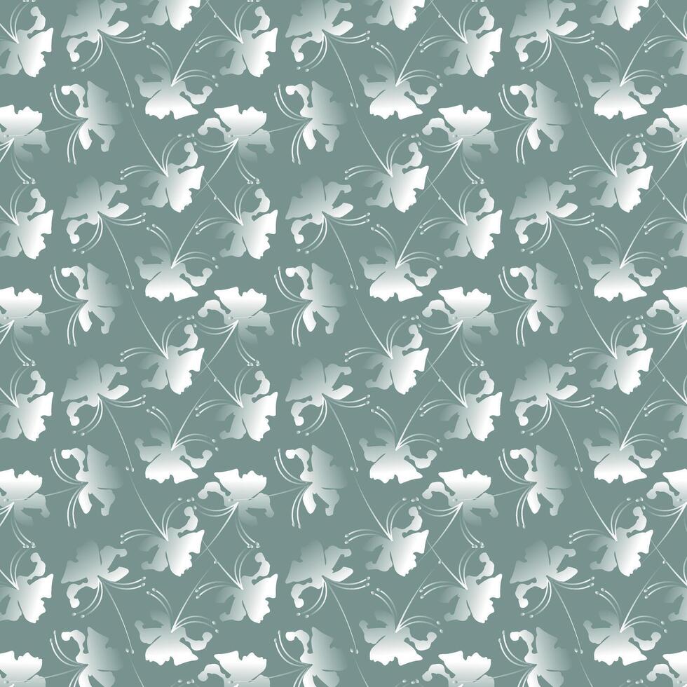Vector flower seamless pattern background. Elegant texture for backgrounds. Classical luxury floral ornament, seamless texture for wallpapers, textile, wrapping.