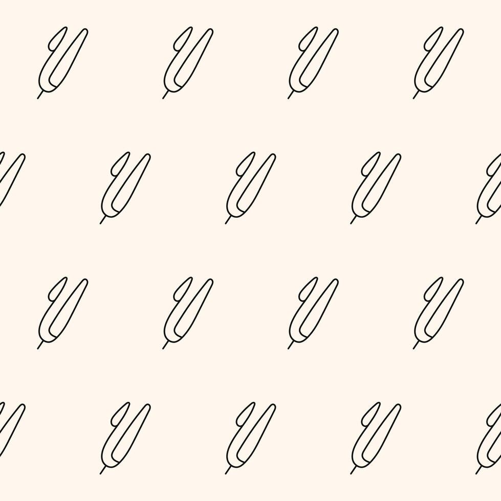 Graphic Seamless Pattern Background. Monochrome Textile Fabric Swatch Template. Wrapping Paper Seamless Graphic Print. Wallpaper Minimalist Black Symbol and Beige Cover Monochrom Decor Layer. vector