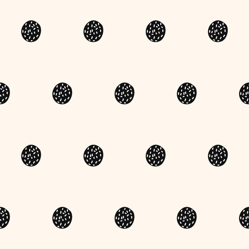 Graphic Seamless Pattern Background. Monochrome Textile Fabric Swatch Template. Wrapping Paper Seamless Graphic Print. Wallpaper Minimalist Black Symbol and Beige Cover Monochrom Decor Layer. vector