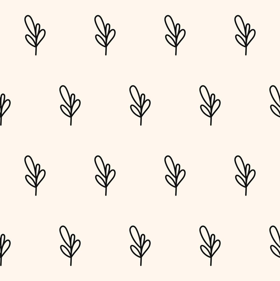Graphic Seamless Pattern Background. Monochrome Textile Fabric Swatch Template. Wrapping Paper Seamless Graphic Print. Wallpaper Minimalist Black Symbol and Beige Cover Monochrom Decor Layer. vector