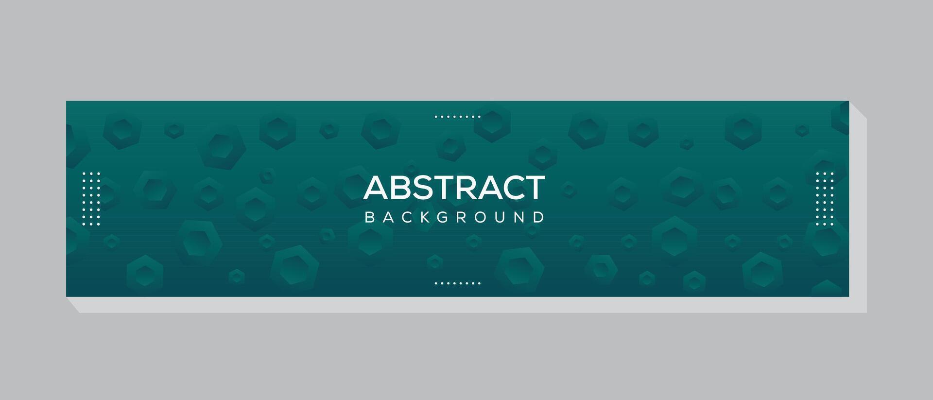 Creative and modern abstract technology social media banner template vector