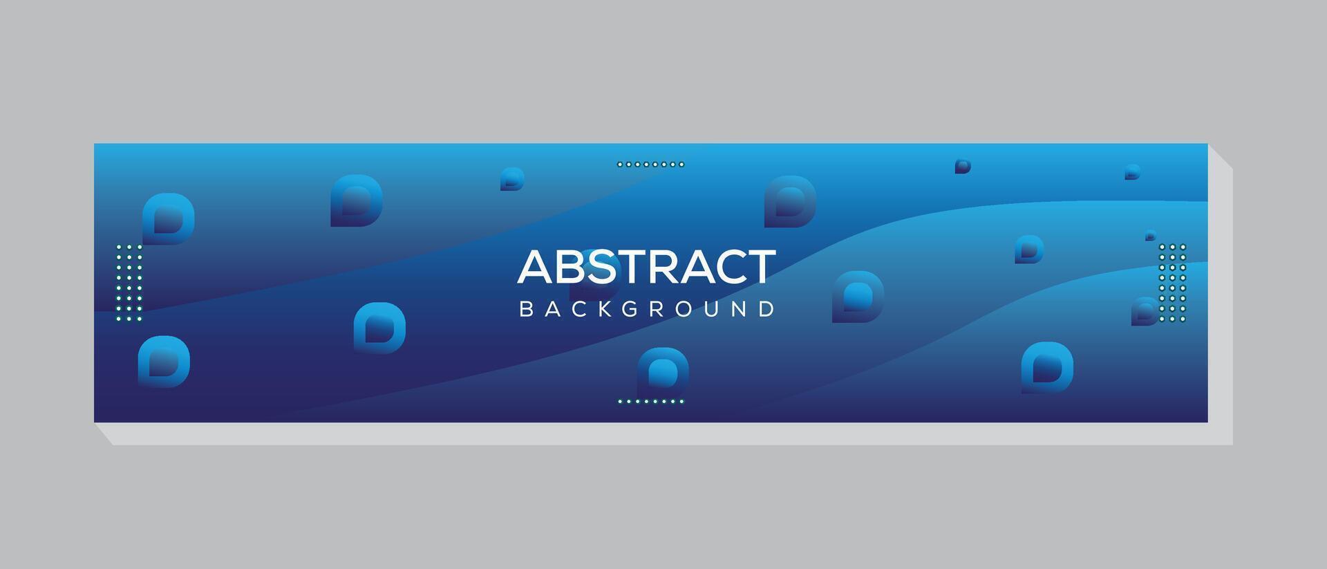Creative and modern Blue orbit background design for social media banner vector