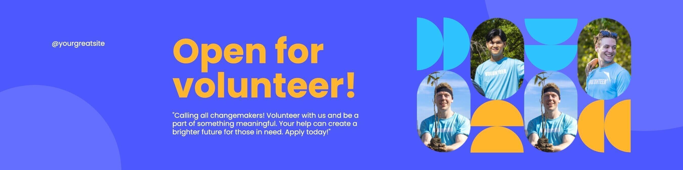 Volunteer template