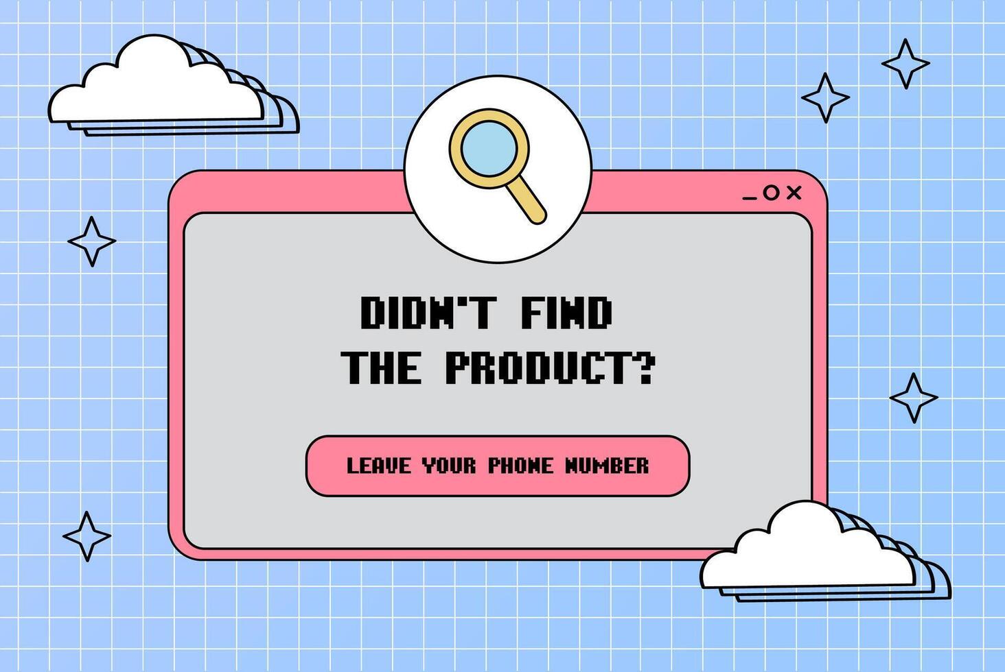 Popup window template Did not find product 41915636 Vector Art at Popup window template Did not find product 41915636 Vector Art at