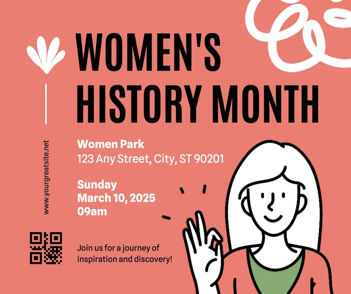 Women's History Month Celebration template