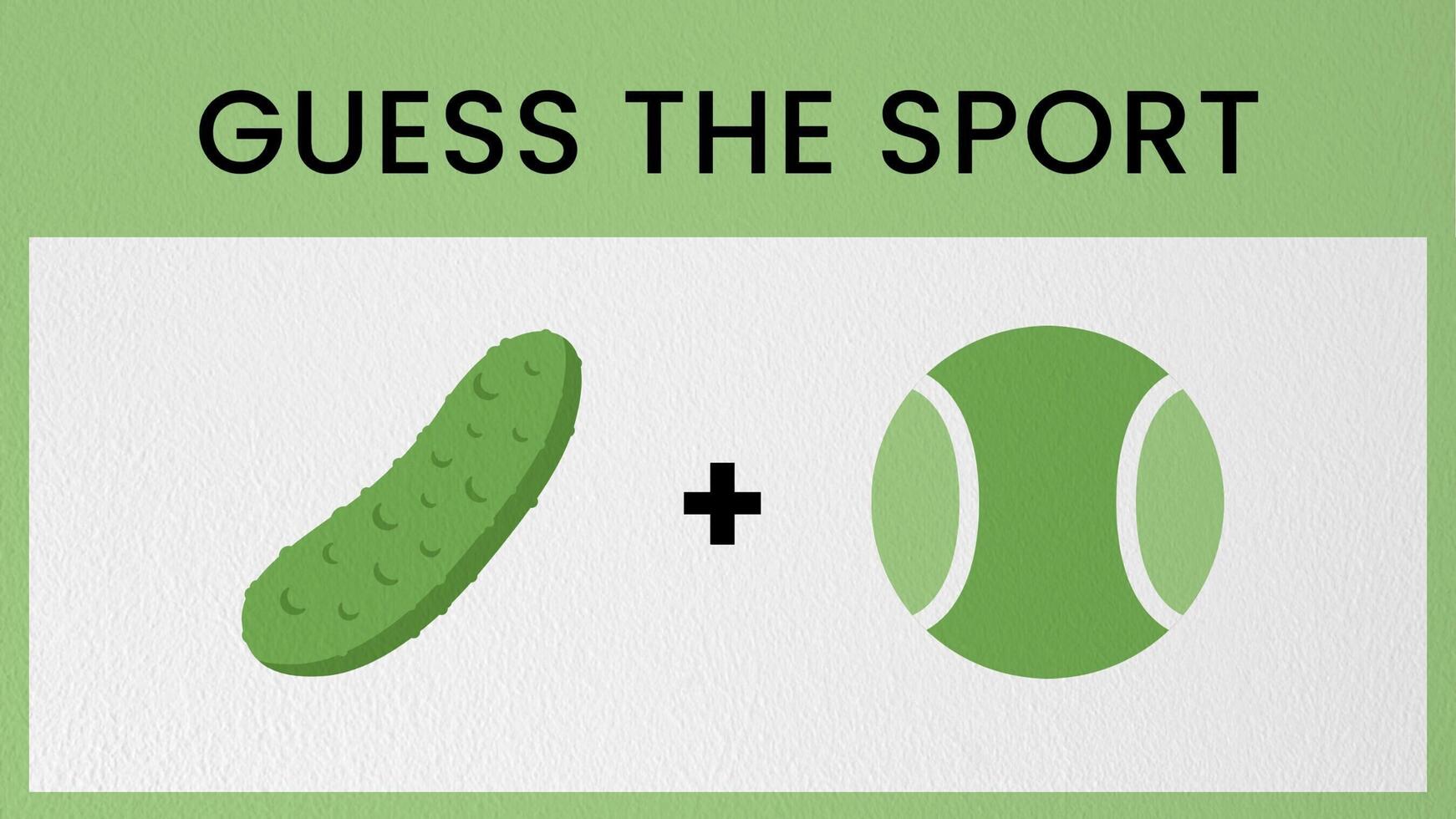 Minimalist Pickleball Emoji Quiz Game for Twitter Post template