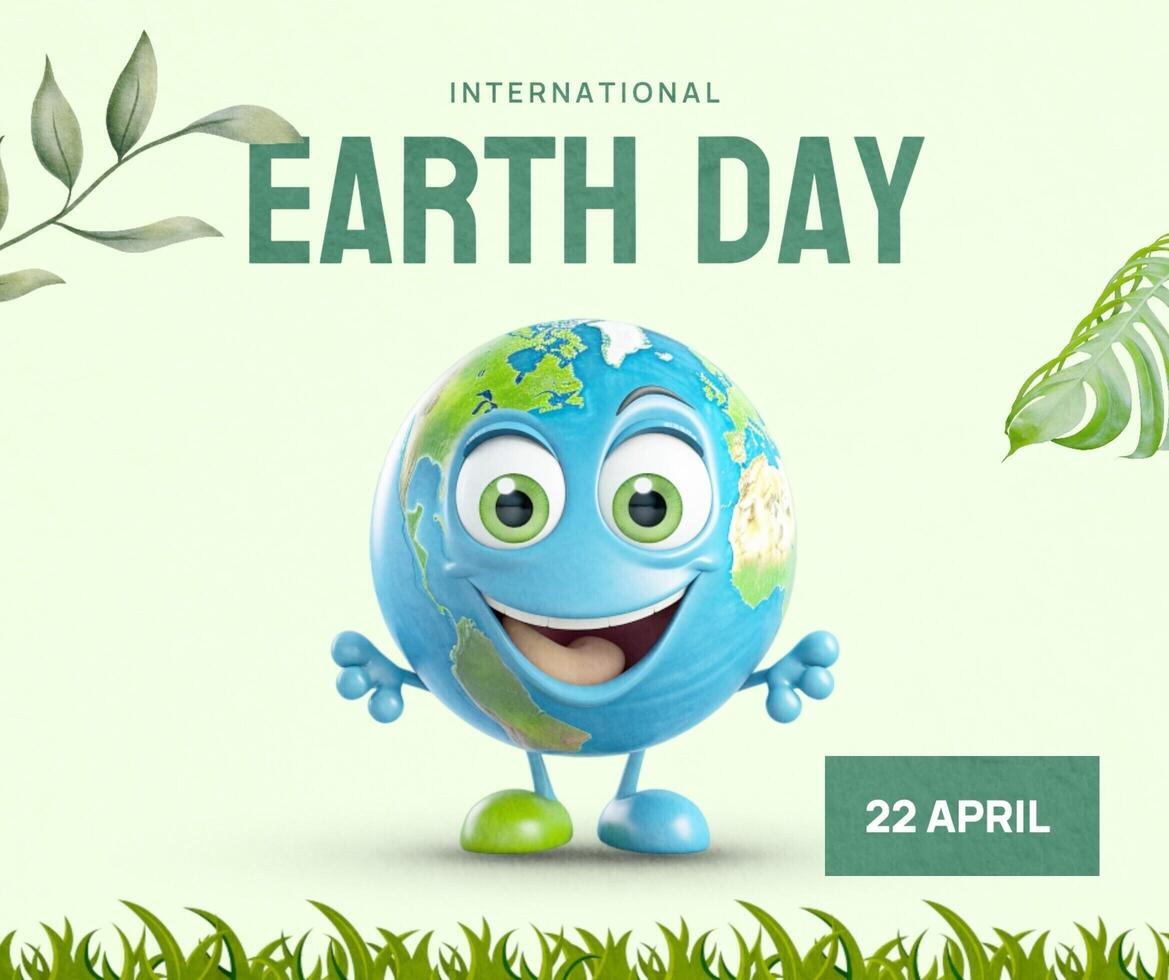 International Earth Day template