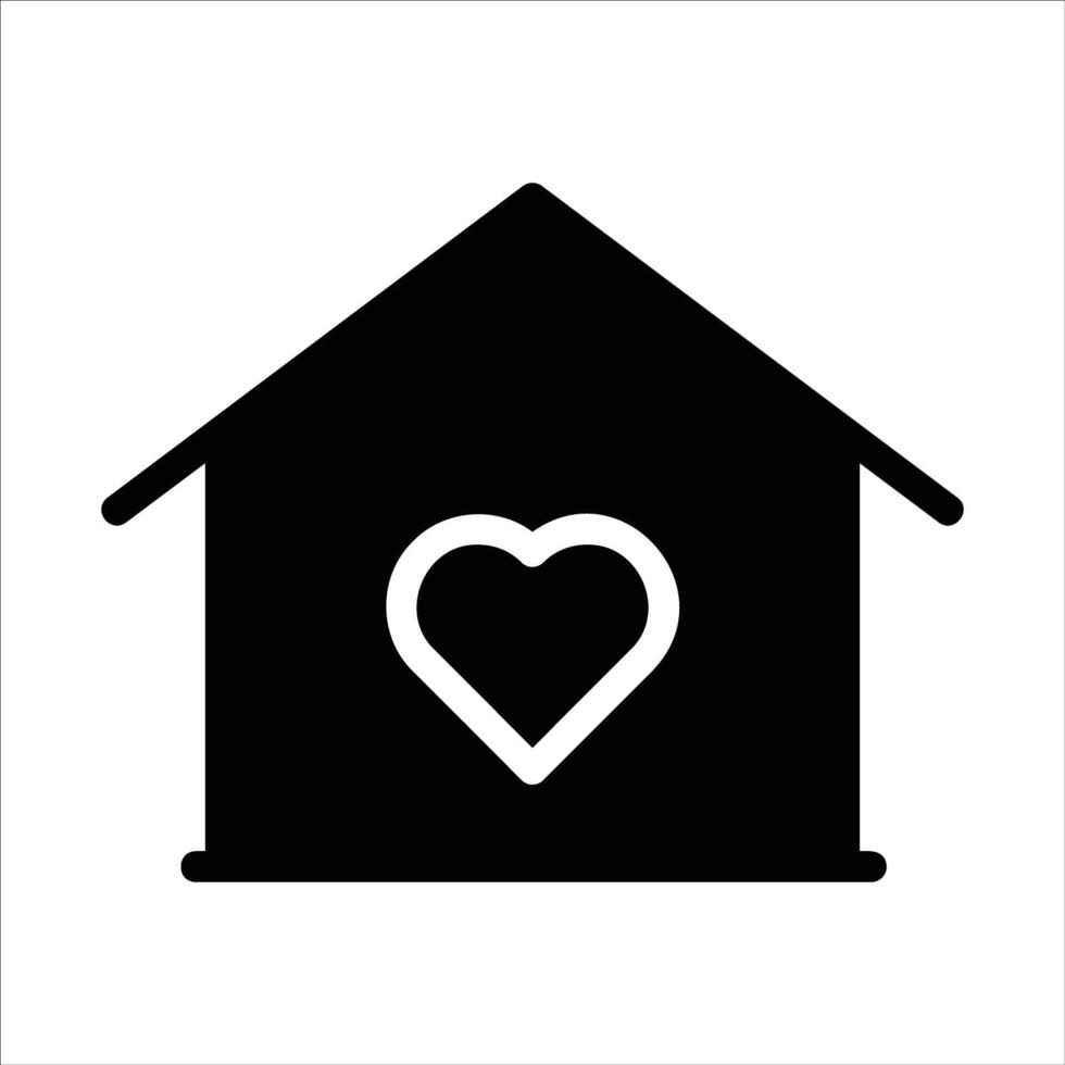 home in flat design style vector
