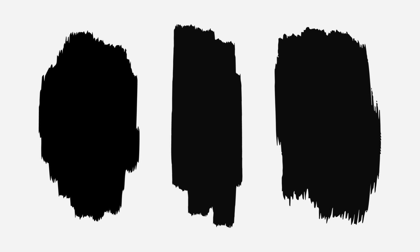 black paint stroke vector