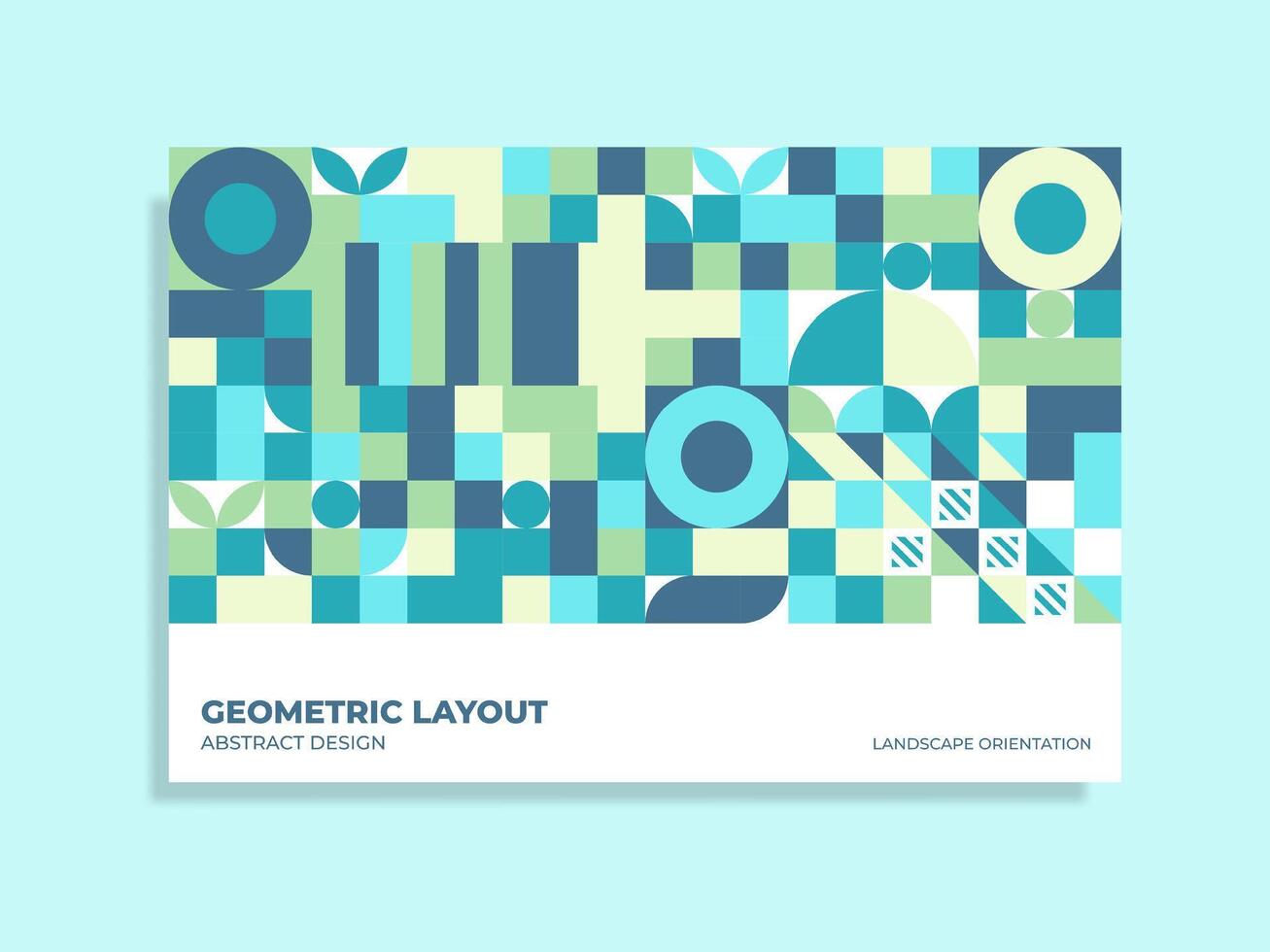 Abstract background layout vector