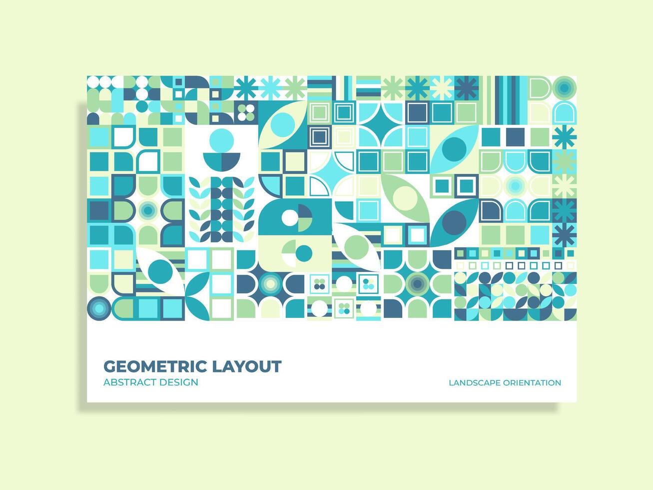 Abstract background layout vector