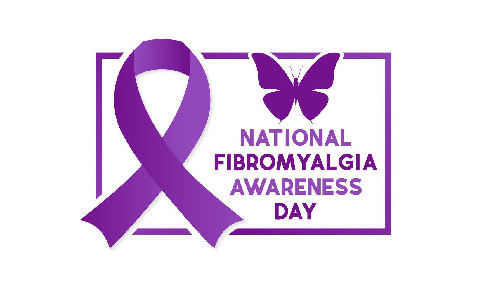 International Fibromyalgia Awareness Day, May 12. Vector illustration on the theme of World Fibromyalgia and Chronic Fatigue Syndrome Awareness Day banner design.