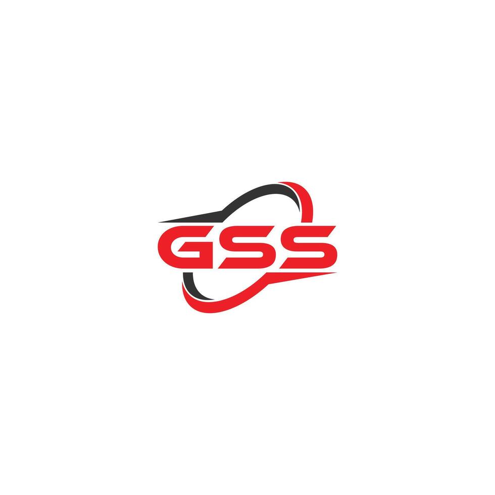 gss creativo logo y icono diseño vector