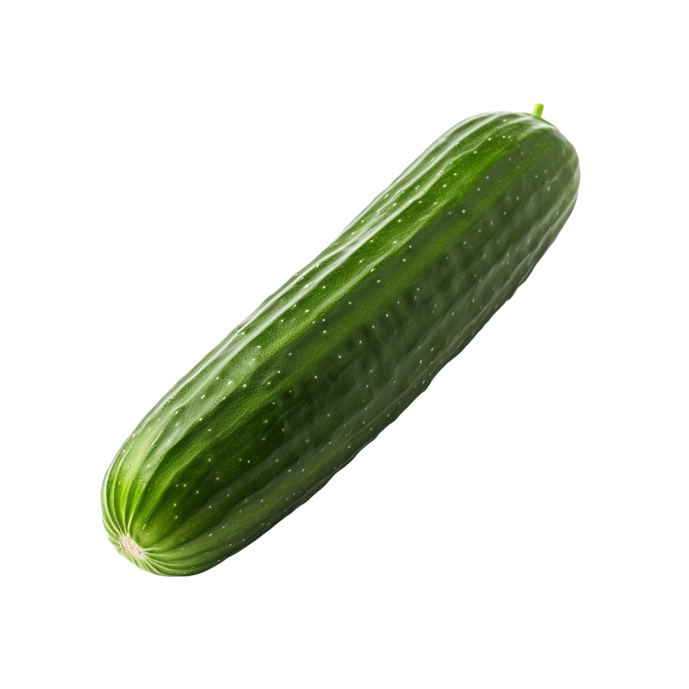 AI generated Cucumber png isolated on transparent background