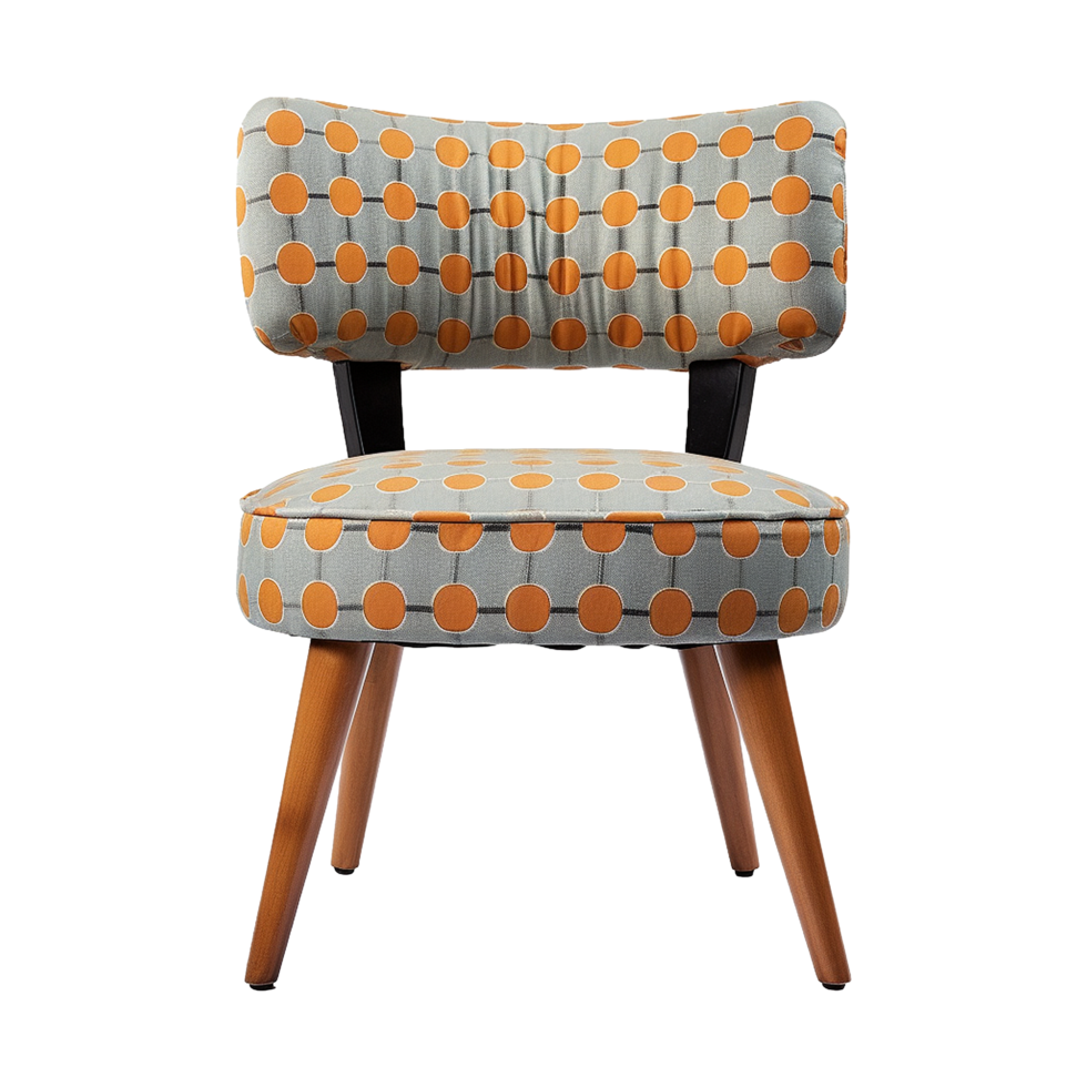 AI generated Modern chair isolated on transparent background png