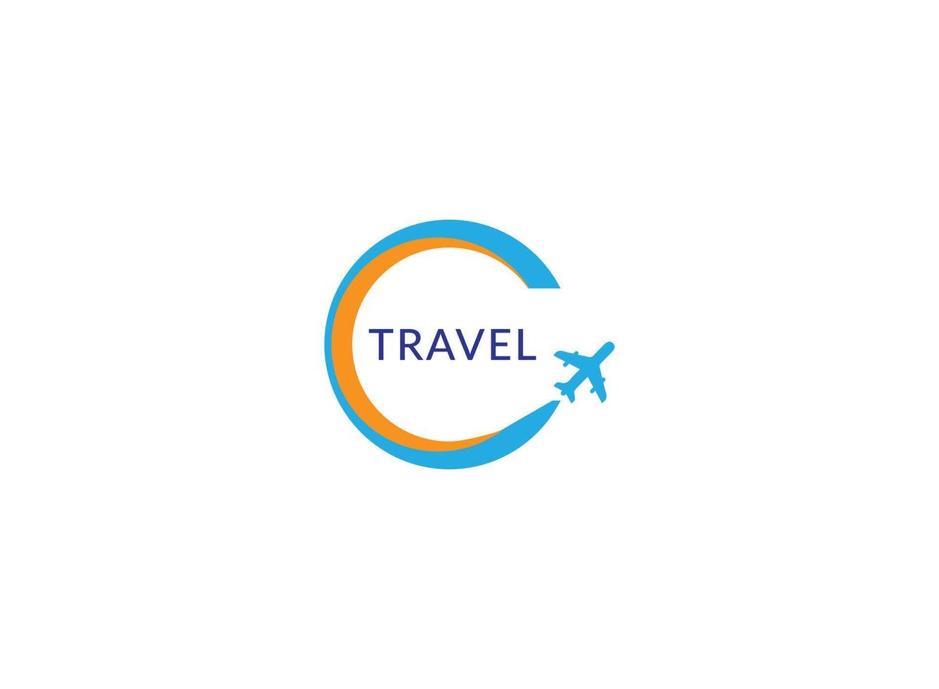 planeta viaje logo vector