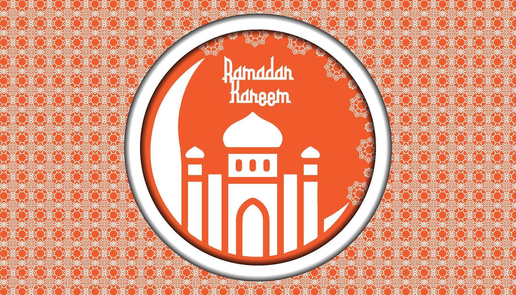 vector Ramadán kareem diseño antecedentes