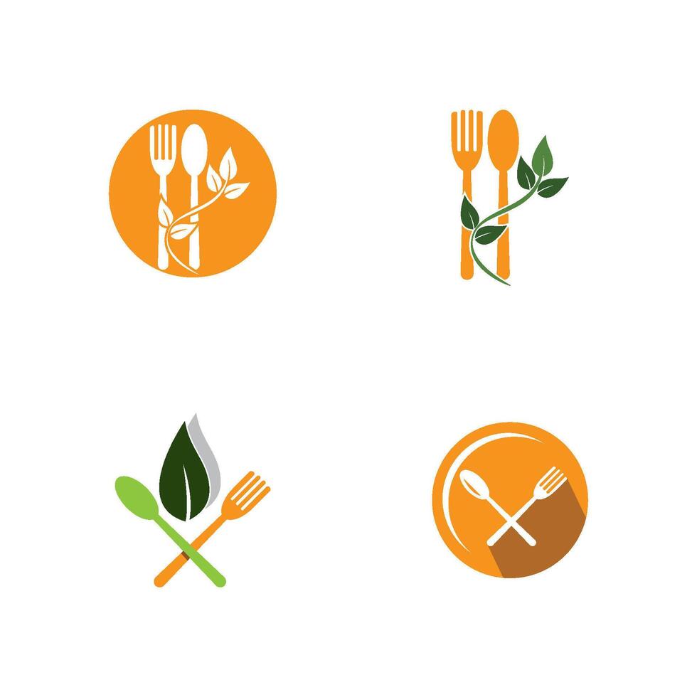 Healthy food logo vector