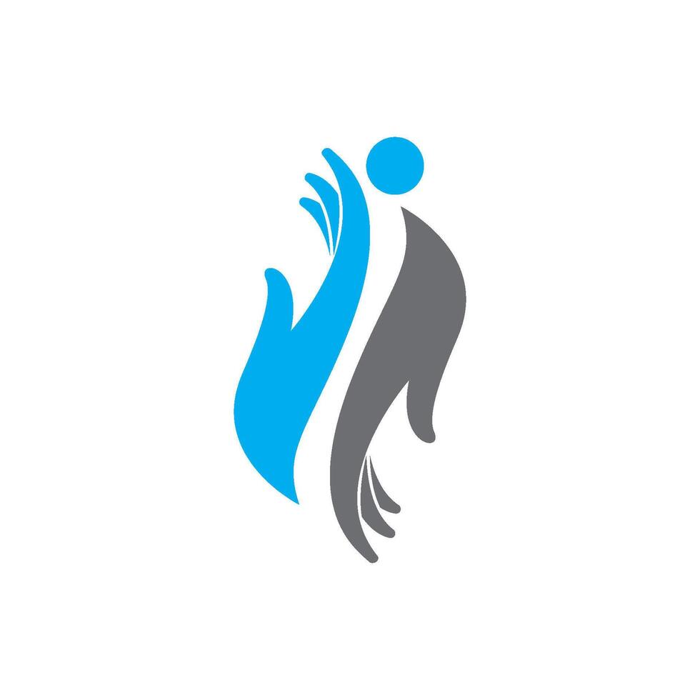 Hand care logo icon vector