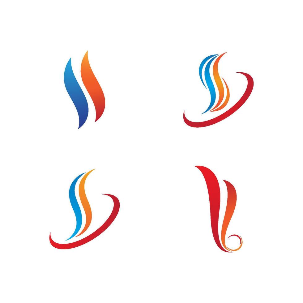 Fire flame logo vector