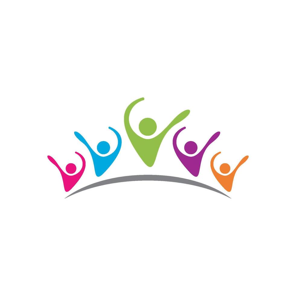 Community logo design vector