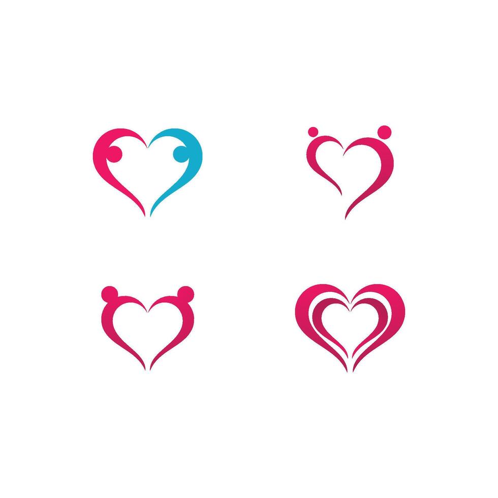 Love logo and symbol vector