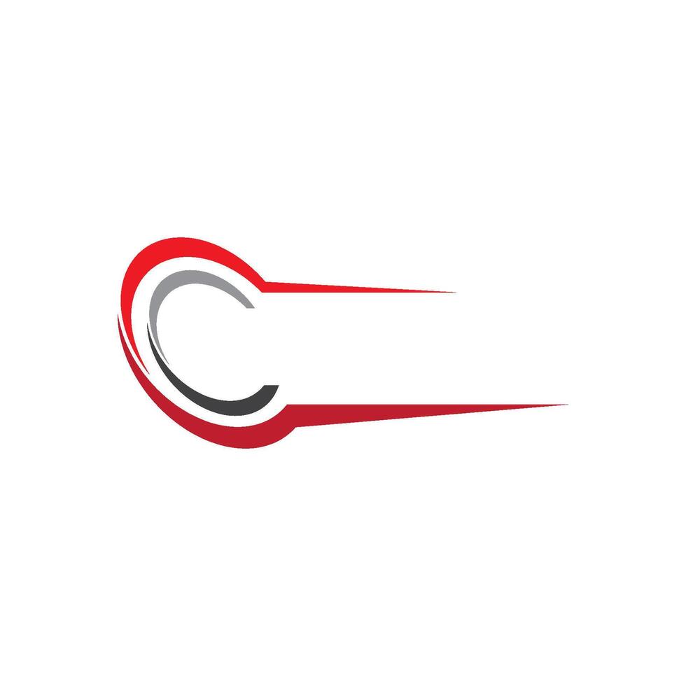 C letter logo icon vector