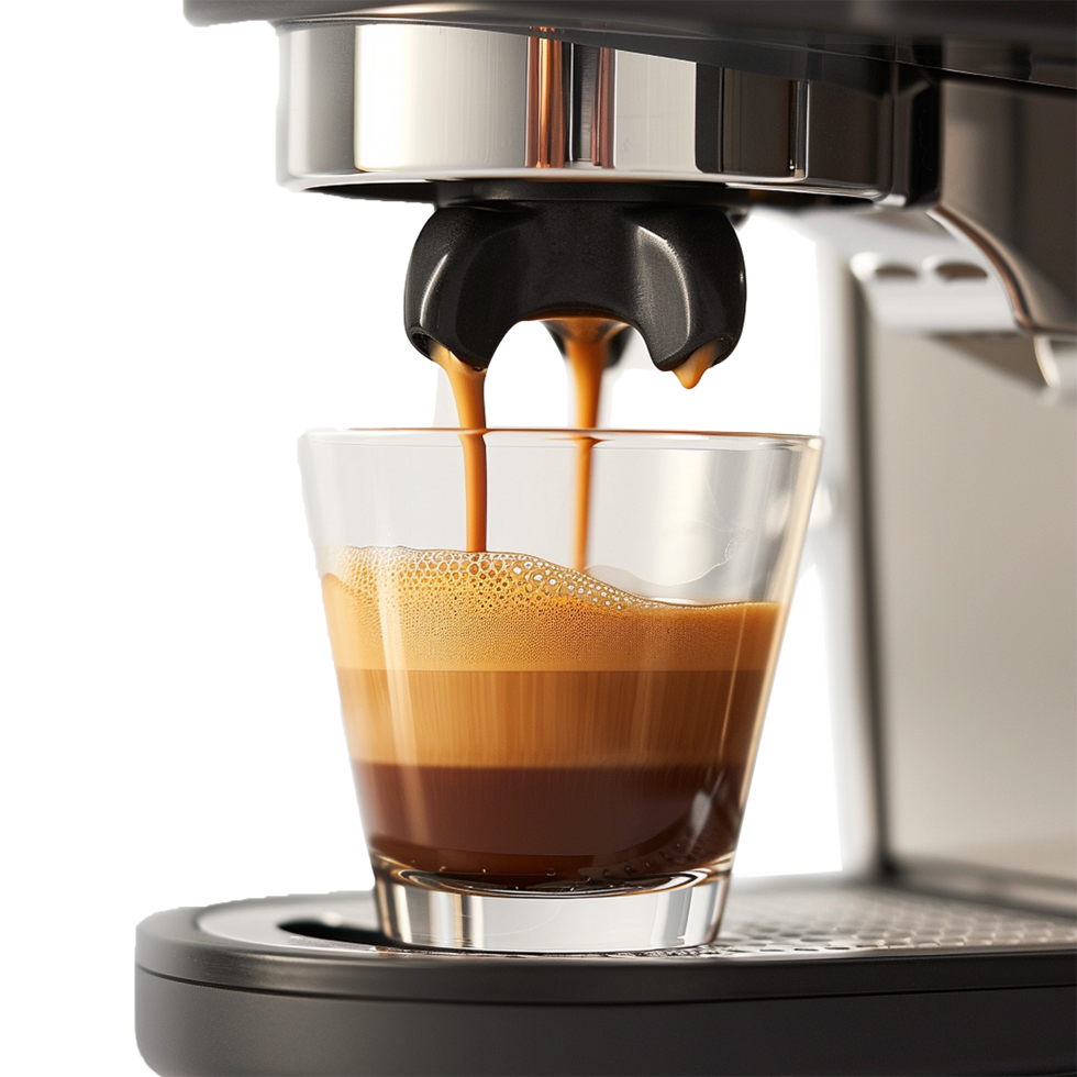 AI generated Coffee maker isolated on transparent background png