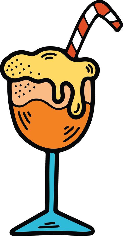 Hand Drawn Beer glasses and beer accessories in flat style vector